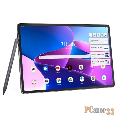 Планшет Lenovo Tab P12 Pro TB-Q706F Snapdragon 870 (2.2) 8C RAM8Gb ROM256Gb 12.6 AMOLED 2560x1600 Android 11 темно-серый 13Mpix 8Mpix BT WiFi Touch microSD 1Tb 10200mAh