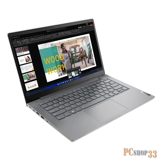 Ноутбук 14 IPS FHD Lenovo Thinkbook 14 G4 IAP grey (Core i5 1235U/16Gb/512Gb SSD/noDVD/VGA int/FP/no OS) (21DH001ARU)