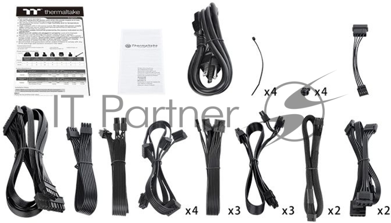 Блок питания Thermaltake ATX 1650W Toughpower GF3 80+ gold (24+4+4pin) APFC 140mm fan color LED 12xSATA Cab Manag RTL