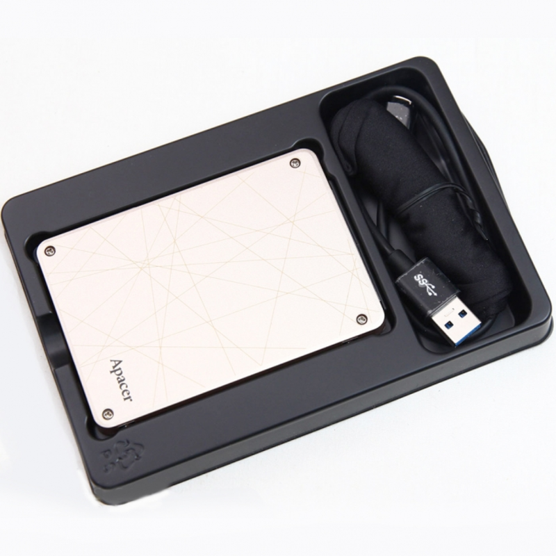 Жесткий диск SSD 2.5 240GB Apacer AS720 External SSD AP240GAS720-1 USB 3.1 Gen 2 Type-C & SATA 6Gb/