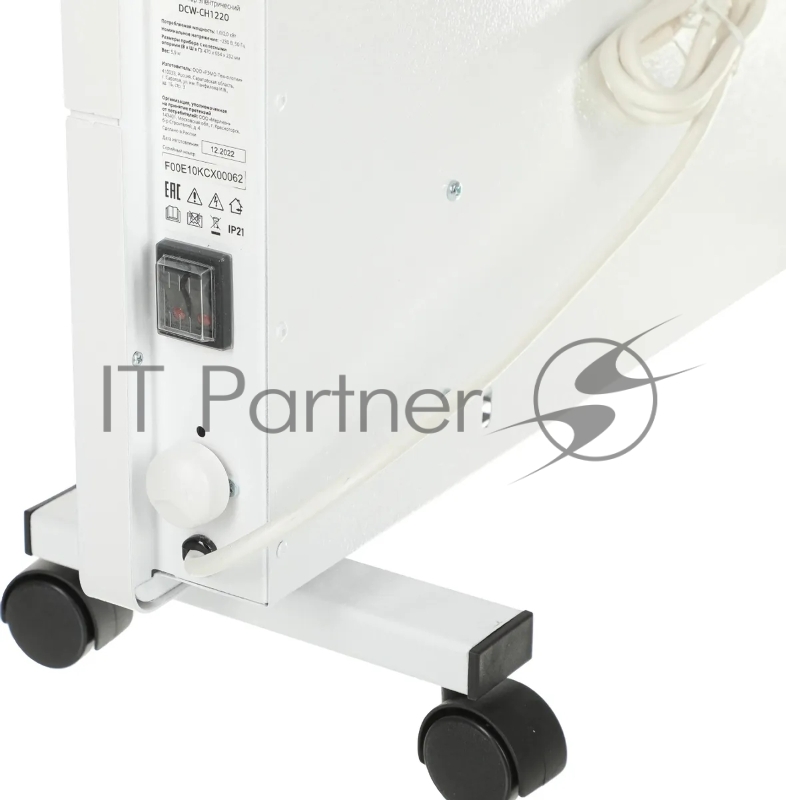 Конвектор DOMFY DCW-CH1220, 2000Вт, белый