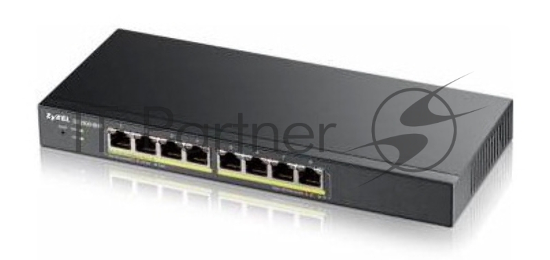 Коммутатор Smart L2 Zyxel GS1900-8, 8xGE, настольный, бесшумный