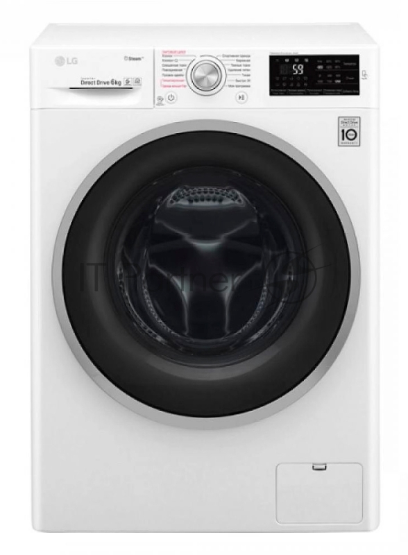 Стиральная машина LG F2J6NS1W класс: A загр.фронтальная макс.:6кг белый