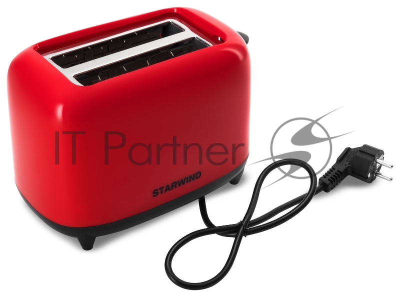 Тостер Starwind ST7003 750Вт красный/черный