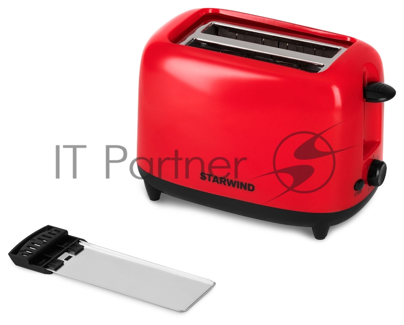 Тостер Starwind ST7003 750Вт красный/черный