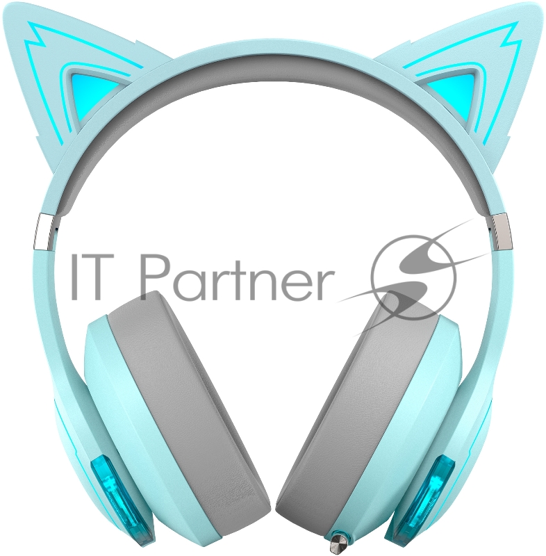 Наушники с микрофоном Edifier G5BT Cat голубое небо/серый