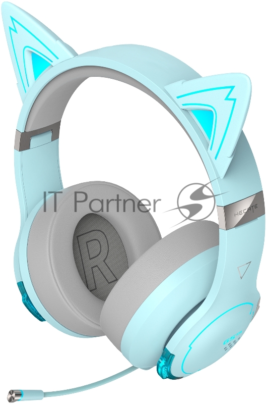 Наушники с микрофоном Edifier G5BT Cat голубое небо/серый