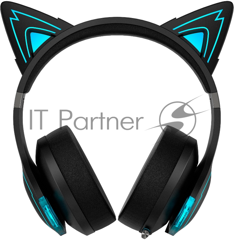 Наушники с микрофоном Edifier G5BT Cat черный мониторные Bluetooth/3,5 мм