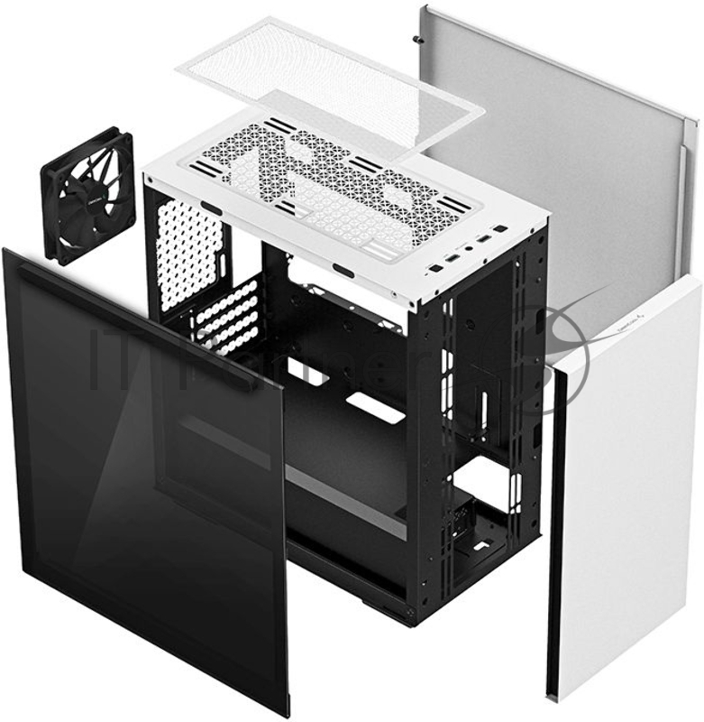 Корпус Deepcool MACUBE 110 WH белый без БП ATX 1x120mm 2xUSB3.0 audio bott PSU