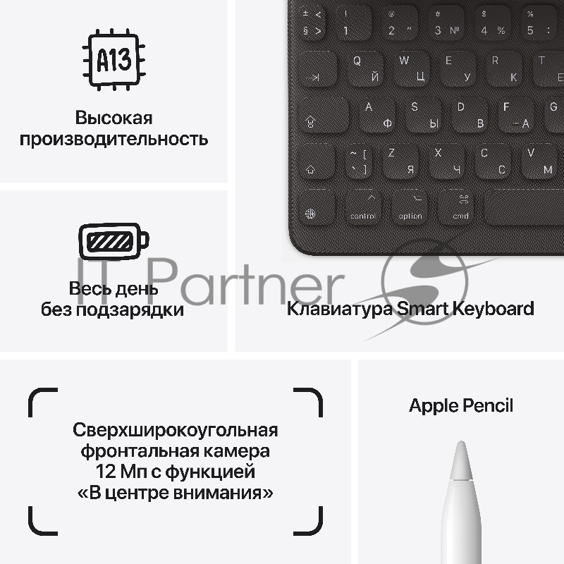 Планшет APPLE IPAD 10.2 256GB WI-FI SPACE GREY MK2N3RK/A