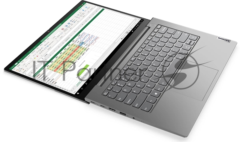 Ноутбук Lenovo Thinkbook 14 G2 ITL Core i5 1135G7 8Gb SSD512Gb Intel Iris Xe graphics 14 TN FHD (1920x1080)/ENGKBD noOS grey WiFi BT Cam Английская клавиатура