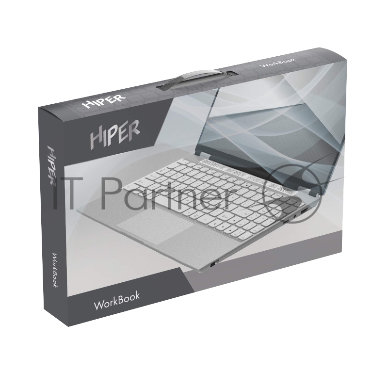 Ноутбук 15.6 IPS FHD Hiper Workbook N1567RH silver (Core i3 10110U/8Gb/256Gb SSD/noDVD/VGA int/W10pro) (TY410AXK)