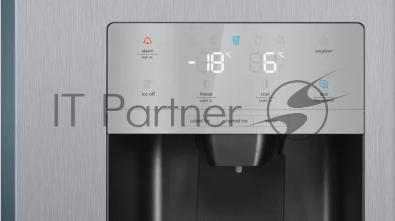 Холодильник SIEMENS KA93GAI30M iQ500, Side-by-Side, функция No Frost и multiAirflow, быстрое охлаждение, сенсорное управление