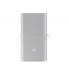Мобильный аккумулятор Xiaomi Mi Power Bank Li-Ion 5000mAh 2.1A серебристый 1xUSB