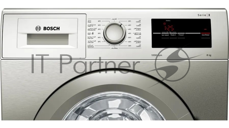 Стиральная машина с фронтальной загрузкой BOSCH WAJ2018SGC Series 2, загрузка 8 кг, EcoSilent Drive