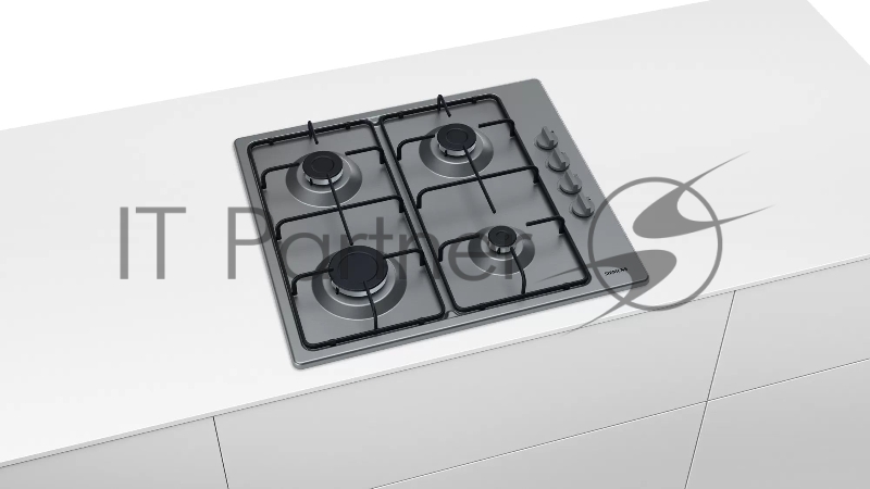 Газовая варочная панель Siemens, iQ100, EB6C5PB82M, серебристый