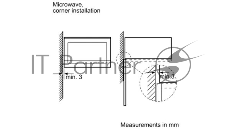 Встраиваемая микроволновая печь SIEMENS BE555LMS0M iQ500 59 x 38 см 25л Макс.Мощность 900Вт LED дисплей с кнопочным управлением, Гриль-1200Вт Нерж.