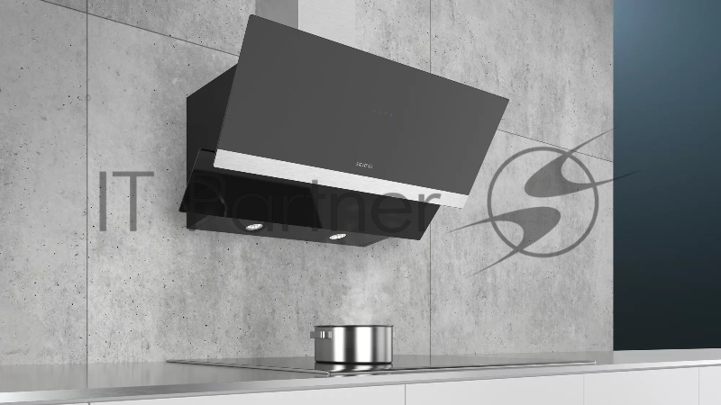 Вытяжка для настенного монтажа SIEMENS iQ300 LC96KAJ60M, ширина 90см, черный
