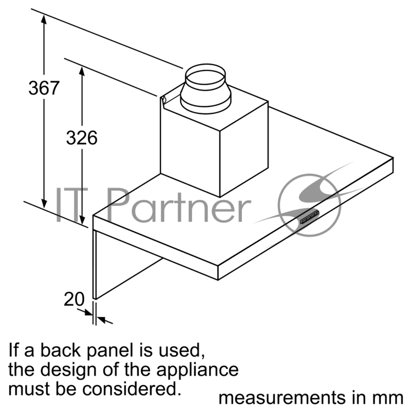 Вытяжка для настенного монтажа SIEMENS iQ300 LC97BHM50B, ширина 90см, нержавеющая сталь