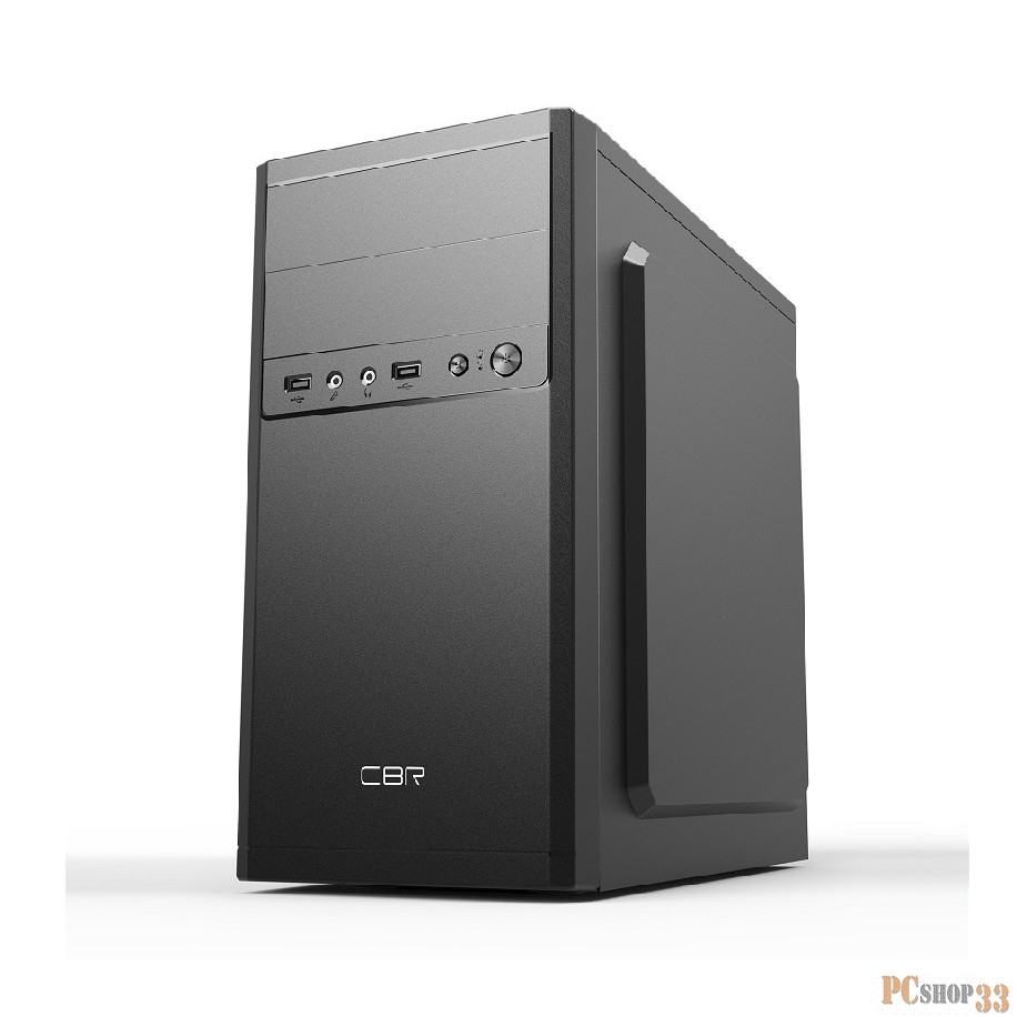 Корпус CBR PCC-MATX-RD873-400W Корпус mATX Minitower RD873, c БП PSU-ATX400-12EC (400W/120mm), 2*USB 2.0, HD Audio+Mic, кабель питания 1.2м, Black