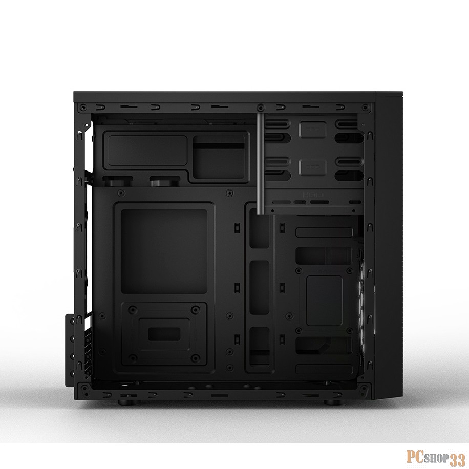 Корпус CBR PCC-MATX-RD873-400W Корпус mATX Minitower RD873, c БП PSU-ATX400-12EC (400W/120mm), 2*USB 2.0, HD Audio+Mic, кабель питания 1.2м, Black