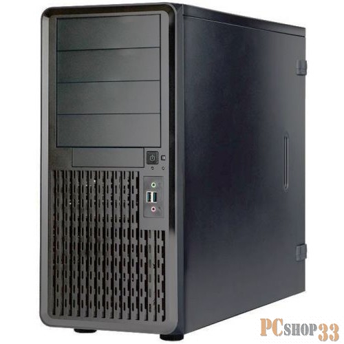 Корпус Midi Tower InWin PE689 Black 750W IP-P750BK3-3 USB3.0*2+A(HD)+front fan 120mm*1+rear fan 120mm*1+ 2*2SATA+1*1SATA+Intrusion Switch/ holes for SL20” RACKMOUNT