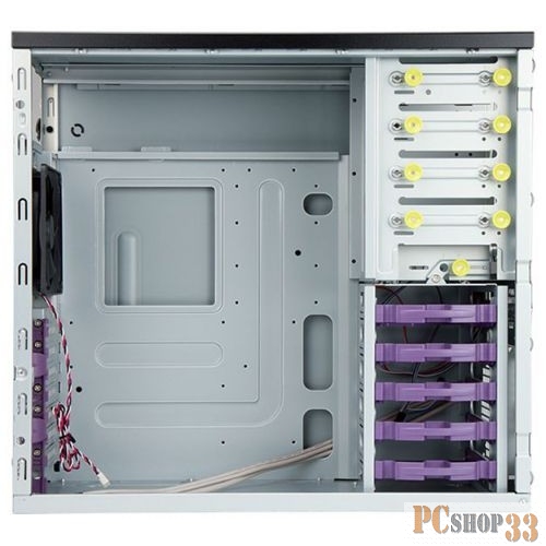 Корпус Midi Tower InWin PE689 Black 750W IP-P750BK3-3 USB3.0*2+A(HD)+front fan 120mm*1+rear fan 120mm*1+ 2*2SATA+1*1SATA+Intrusion Switch/ holes for SL20” RACKMOUNT