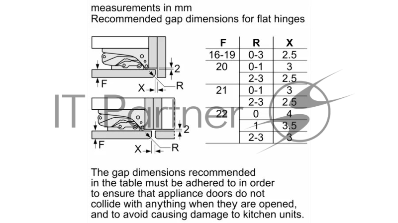 Встраиваемый холодильник BOSCH KIR81AF30M Series 6, 177,5 x 55 см, регулируемые полки, усиленная вентиляция, FreshSense