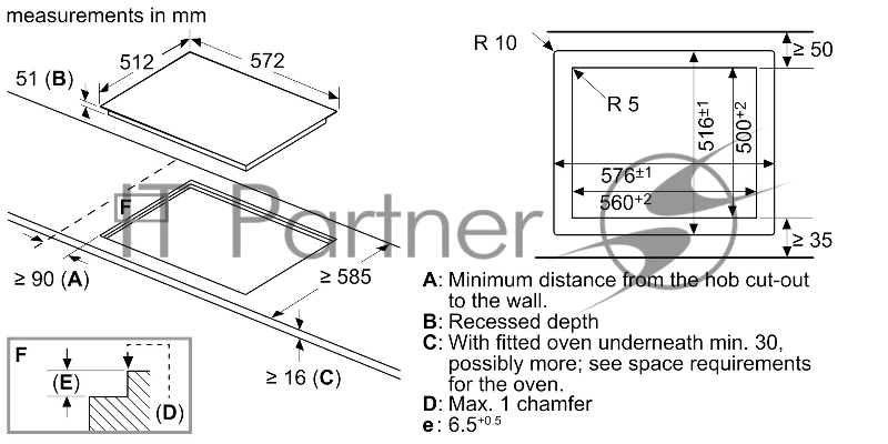 Встраиваемая электрическая варочная панель, серия 8, BOSCH PKN601DV1M, Черный