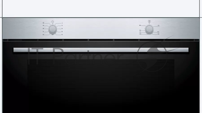 Встраиваемый газовый духовой шкаф Bosch VGD011BR0M Series 2, 594 x 896 x 570, 92 л, 2 режима работы, гриль, частичное каталитическое покрытие, нерж.