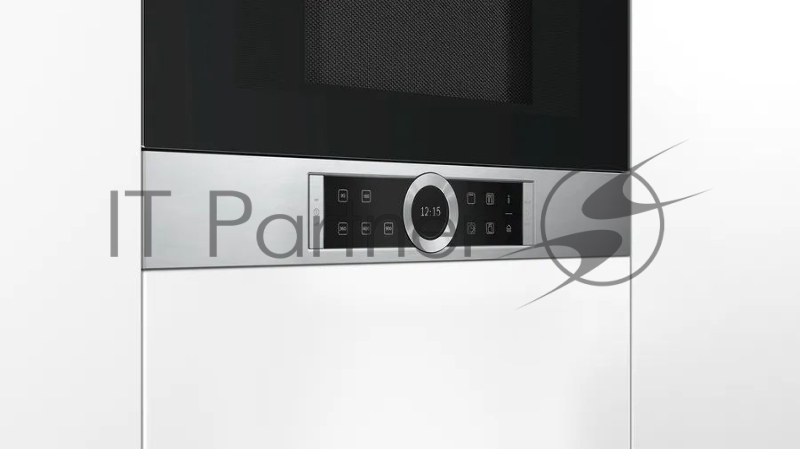 Встраиваемая микроволновая печь BOSCH BEL634GS1M Series 8, 60х38 см, функция гриль, нерж.