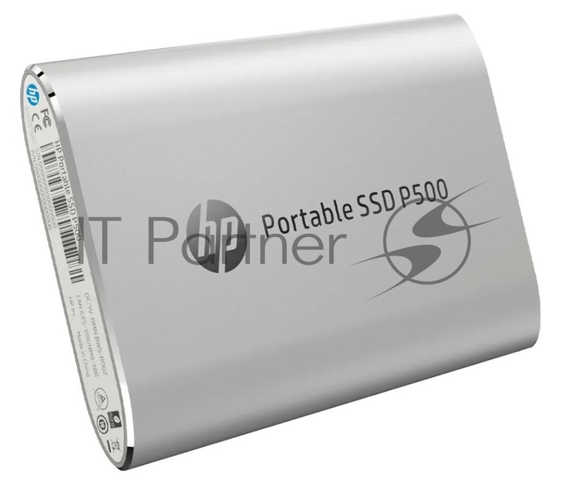 Портативный твердотельный накопитель HP P500, USB 3.2 gen.2 / USB Type-C / USB Type-A, OTG, 1 ТБ, R420/W260, серебряный