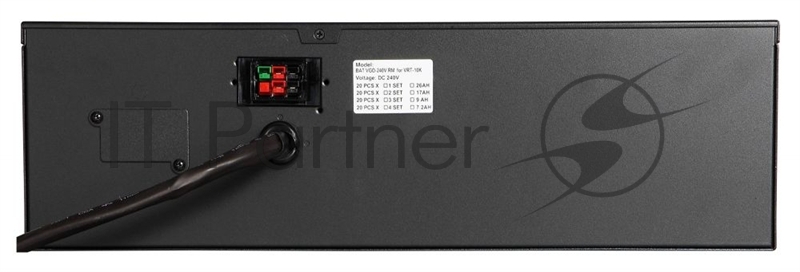 Powercom BAT VGD-240V RM for VRT-10K (240V, 9Ah) IEC320 output 4*C13+4*C19 PDU (858338)
