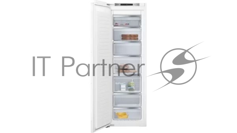 Встроенный морозильник SIEMENS GI81NAE30M 1772х558х545мм, 235л, NoFrost, FreshSense, hyperFresh plus, перенавешиваемые двери, сигнал открытия двери