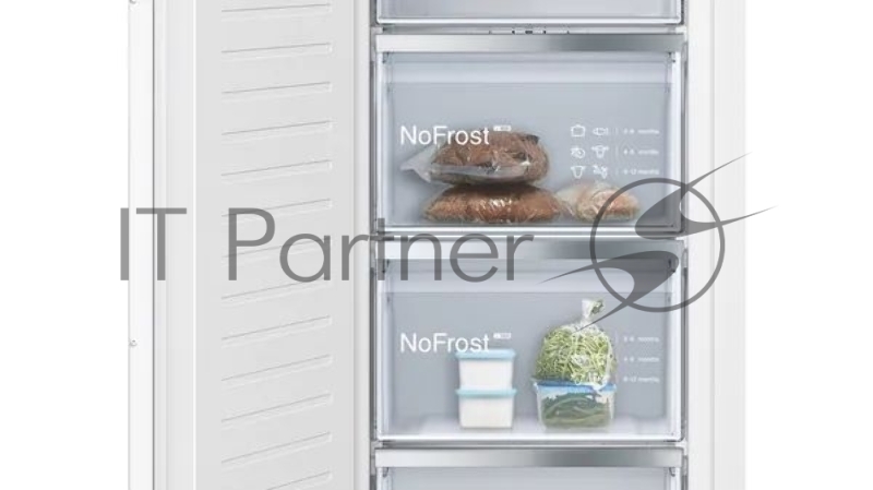 Встроенный морозильник SIEMENS GI81NAE30M 1772х558х545мм, 235л, NoFrost, FreshSense, hyperFresh plus, перенавешиваемые двери, сигнал открытия двери