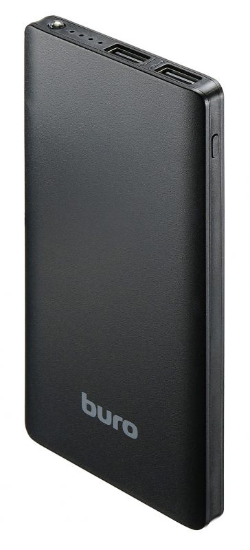 Мобильный аккумулятор Buro RCL-8000-BK Li-Pol 8000mAh 2.1A черный 2xUSB