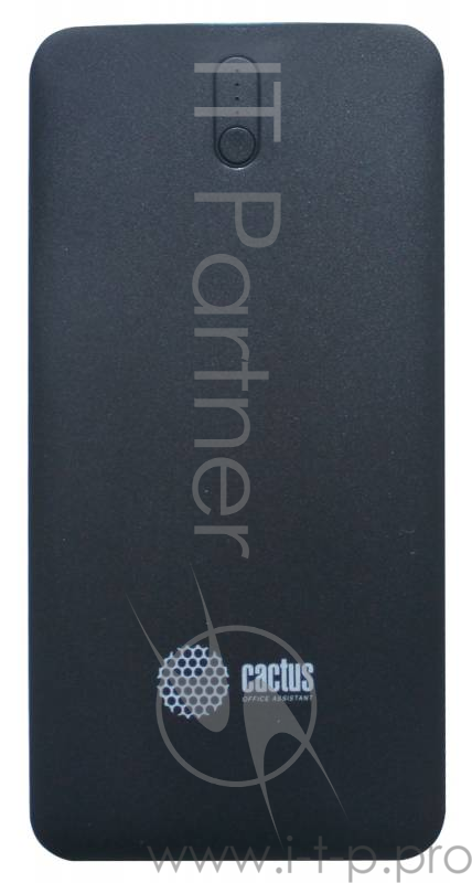 Мобильный аккумулятор Cactus CS-PBAS282 Li-Pol 5000mAh 1A+2.1A черный/темно-серый 2xUSB