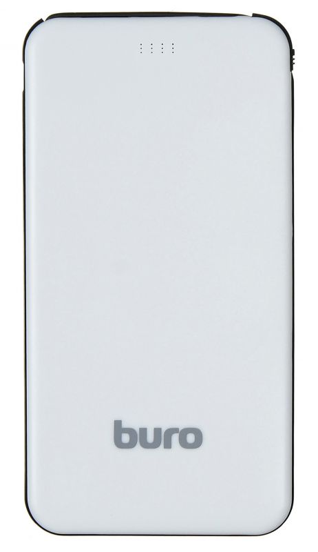 Мобильный аккумулятор Buro RCL-5000-BW Li-Pol 5000mAh 1A черный/белый 1xUSB