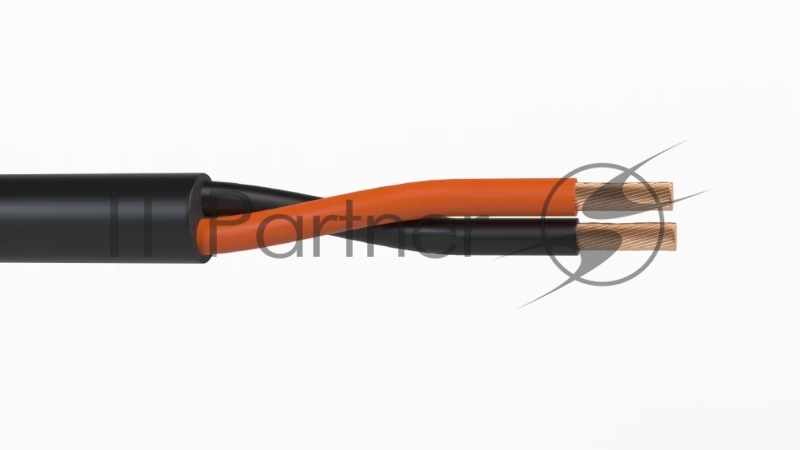 Кабель акустический 300 м, 14 AWG HighFlex, 4.5 мм2, диаметр 8.5мм, медь 84 x 0,2 мм, черный, бухта