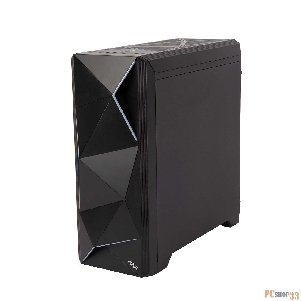 Корпус Hiper A68 черный без БП ATX 1x92mm 2xUSB2.0 1xUSB3.0 audio bott PSU