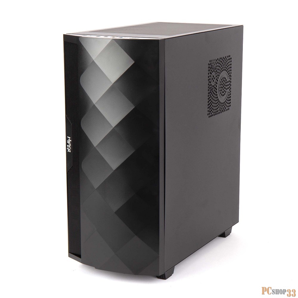 Корпус Hiper DCB черный без БП ATX 1x120mm 1x140mm 1xUSB2.0 1xUSB3.0 audio bott PSU