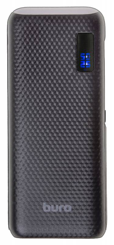 Мобильный аккумулятор Buro RC-12750B Li-Ion 12750mAh 1A+1A черный 3xUSB