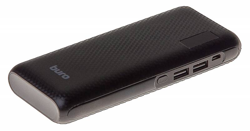 Мобильный аккумулятор Buro RC-12750B Li-Ion 12750mAh 1A+1A черный 3xUSB