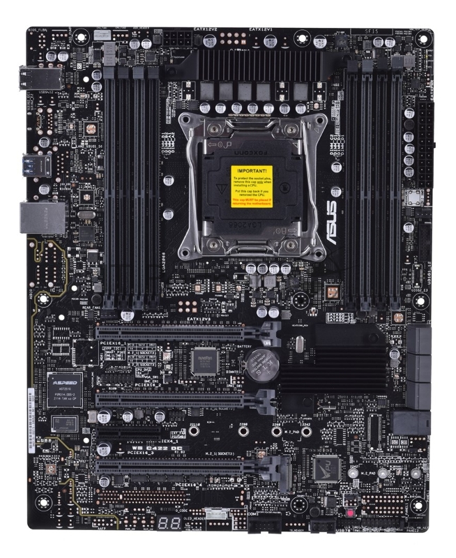 Материнская плата ASUS WS C422 DC /R1.03/LGA-2066,ATX,8DIMM,5PCIE (90SB08J0-M0XBN1)
