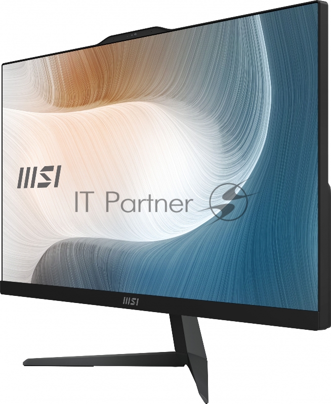 Моноблок MSI Modern AM242T 12M-087XRU 23.8 Full HD Touch i5 1240P (1.7) 8Gb SSD512Gb Iris Xe noOS GbitEth WiFi BT 120W клавиатура мышь Cam черный 1920x1080