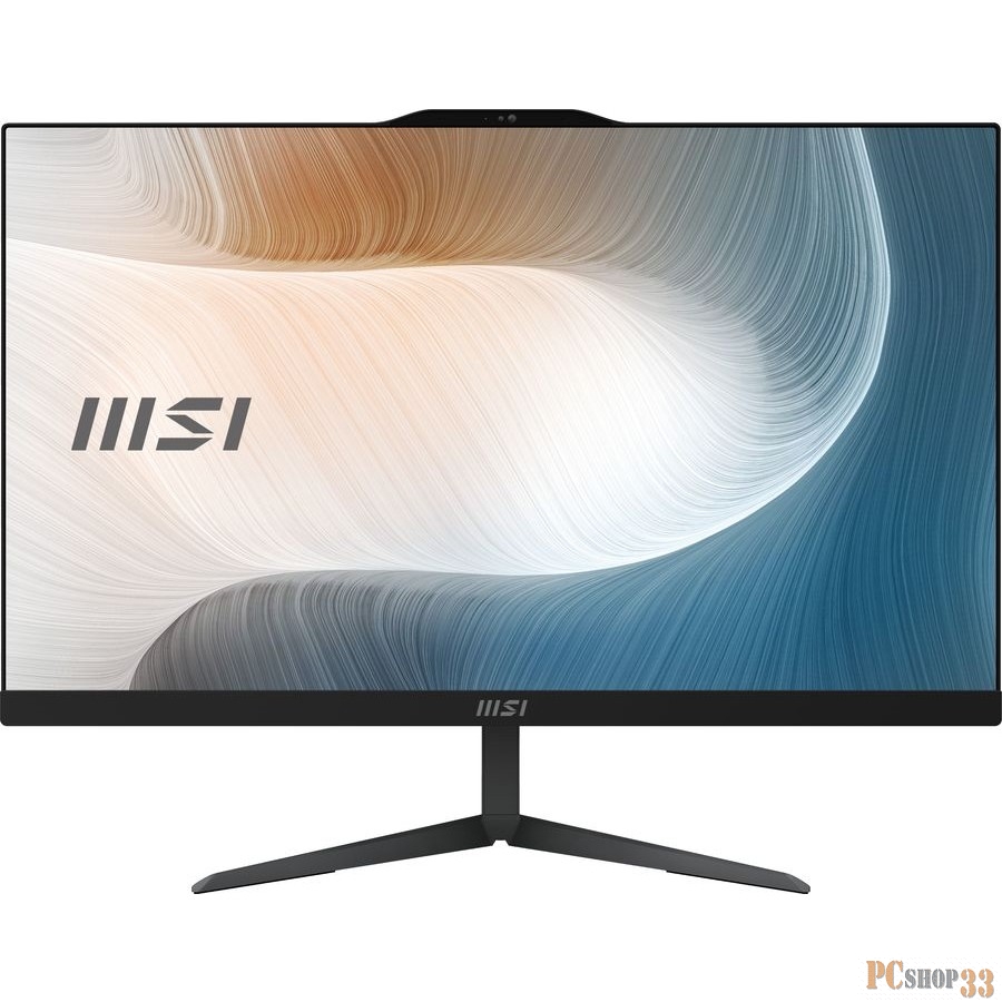 Моноблок MSI Modern AM242TP 12M-086XRU 23.8 Full HD Touch i5 1240P (1.7) 16Gb SSD512Gb Iris Xe noOS GbitEth WiFi BT 120W клавиатура мышь Cam черный 1920x1080