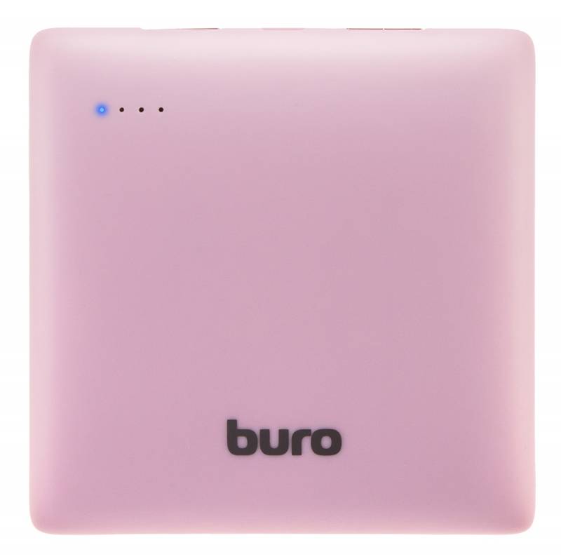 Мобильный аккумулятор Buro RA-7500PL-PK Pillow Li-Ion 7500mAh 2.1A розовый 2xUSB