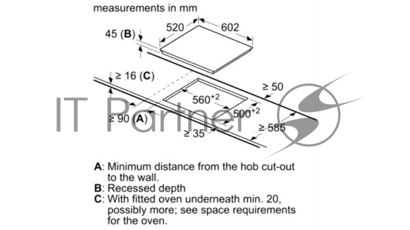 Варочная панель SIEMENS ET675LNV1M iQ300 Встраиваемая электрическая 45x602x520 4 зоны готовки 17 уровней мощности lightSlider HomeConnect FryingSensor