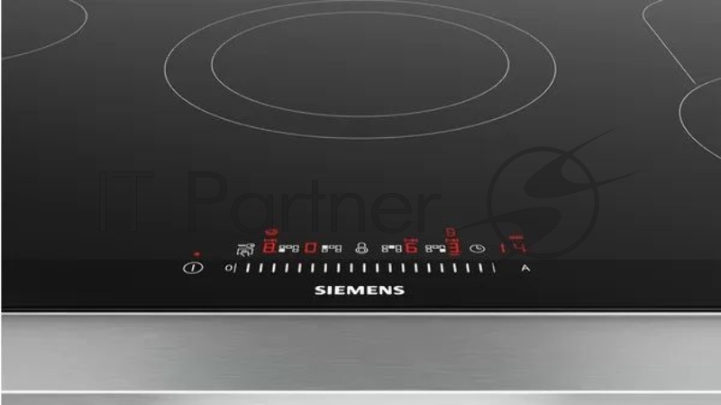 Варочная панель SIEMENS ET975FKB1Q iQ300 Встраиваемая электрическая, 45x912x520 4 зоны готовки 17 уровней мощности touchSlider блокировка от детей