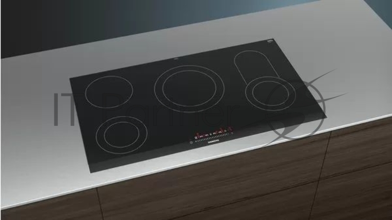 Варочная панель SIEMENS ET975FKB1Q iQ300 Встраиваемая электрическая, 45x912x520 4 зоны готовки 17 уровней мощности touchSlider блокировка от детей